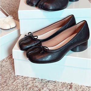Maison Margiela Black Tabi Ballerina Heels